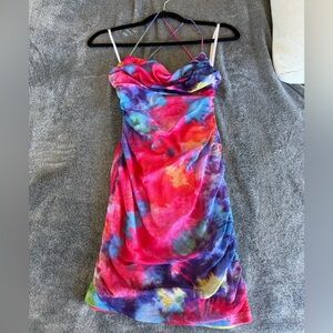 Superdown XS multicoloured mini dress